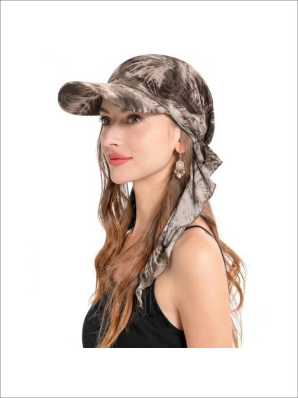 Women Chemo Headwear Lightweight Polyester Beanie Pre Tied Head Scarf